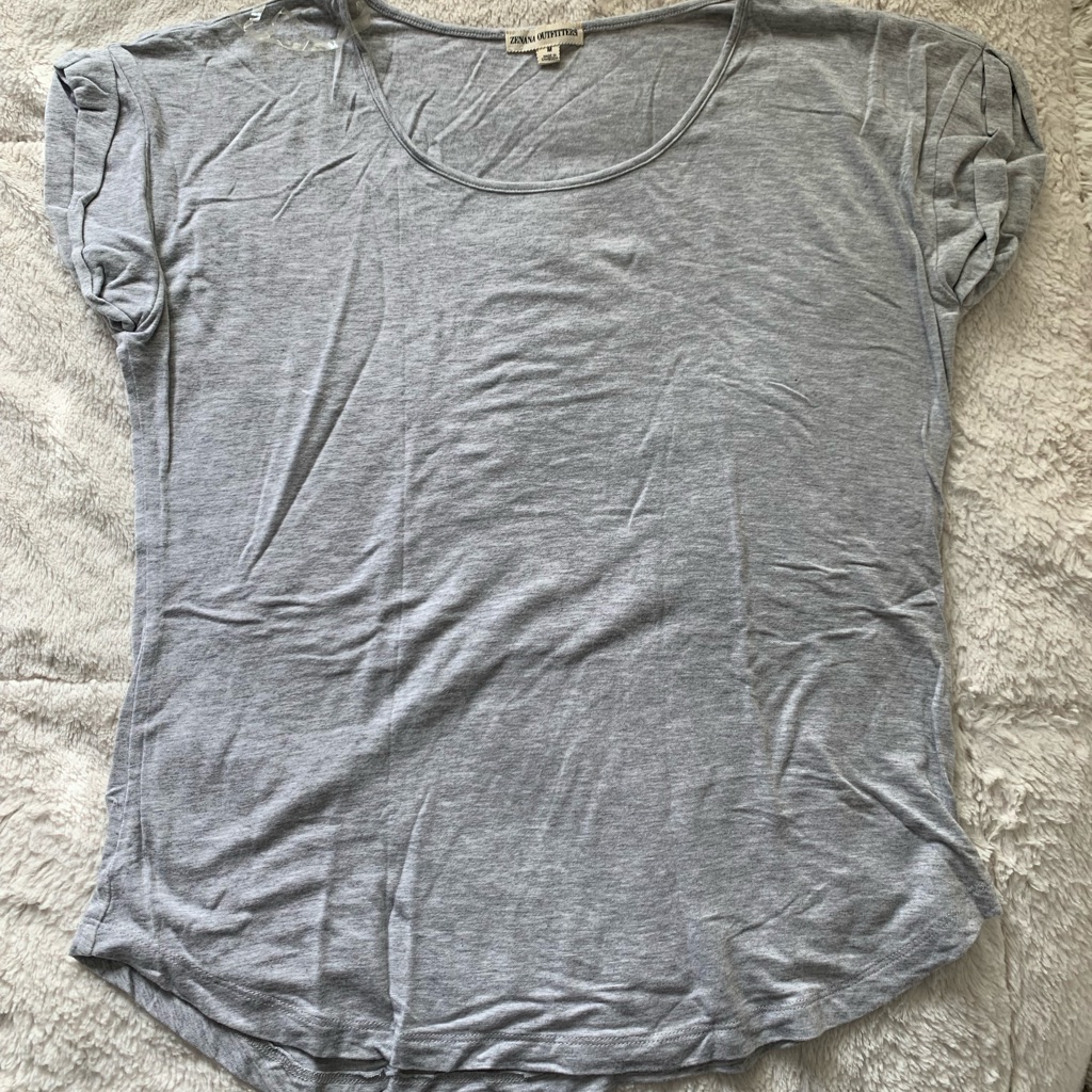 Gray Basic Top